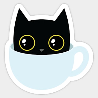 Coffee cat Sticker